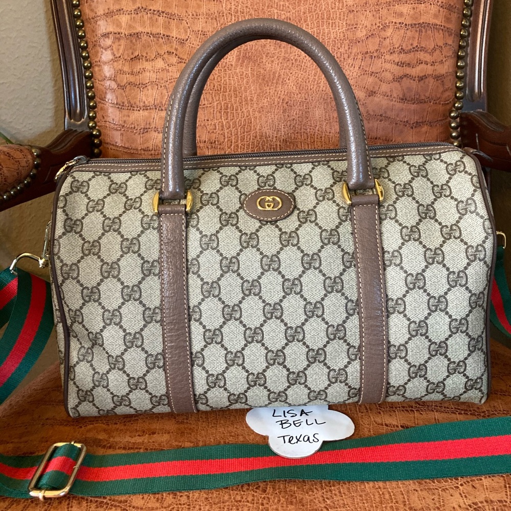 Gucci Vintage Boston Bag Authentic